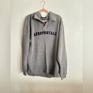 Aeropostale Heather Gray Hoodie